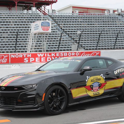Michael Waltrip joined zMAX CARS Tour drivers on Monday in previewing NASCAR All-Star Race week and offering media pace car rides.
